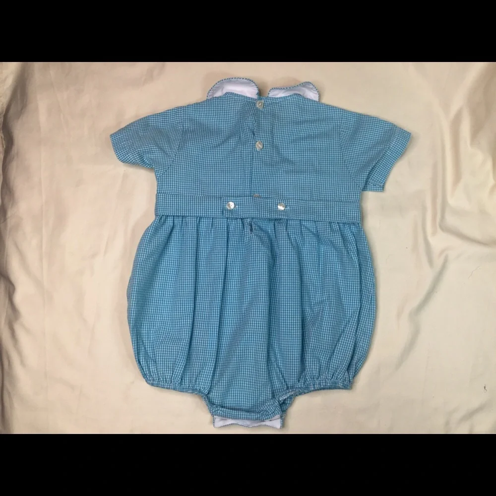 Cukees Baby Smocked Thanksgiving Turkey Bubble 18M